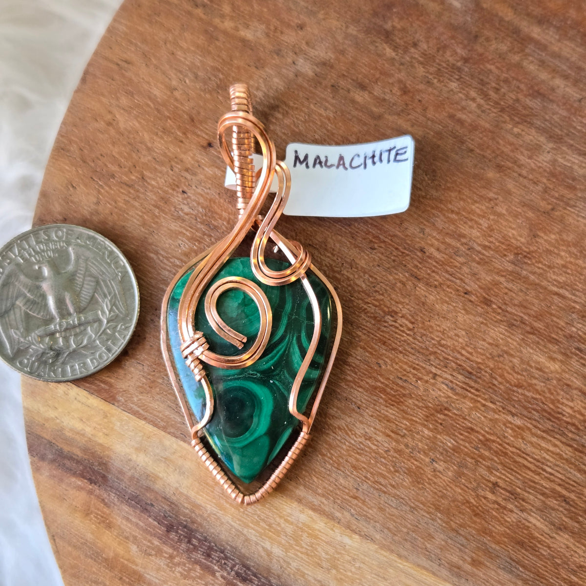 Malachite Pendant 1802