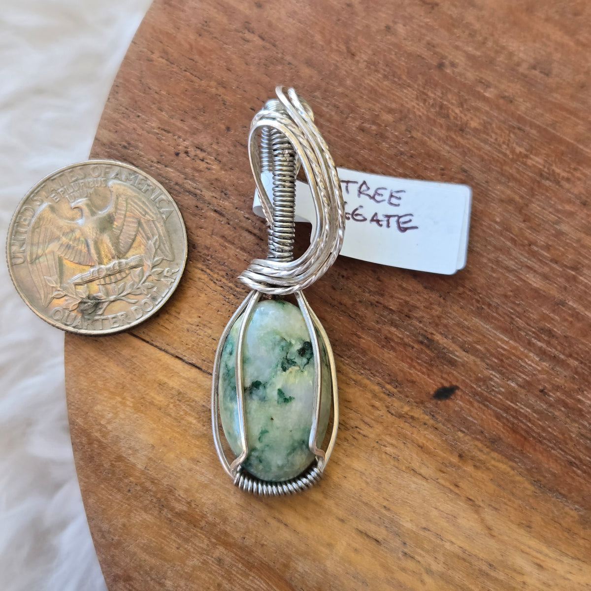 Tree Agate Pendant 1822