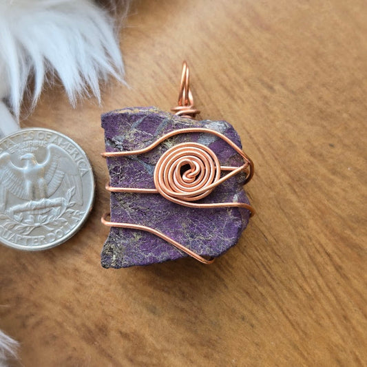 Purpurite Pendant 1013