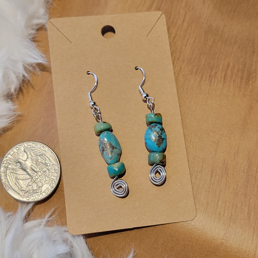 Turquoise Earrings 1222